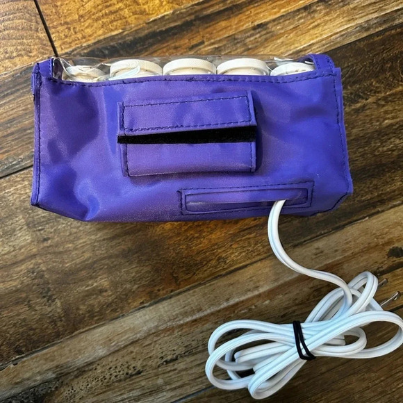 Vidal Sassoon 10 Soft Touch Travel Hairsetter Rollers Fast Heatup In Box w/Pouch - Picture 11 of 11